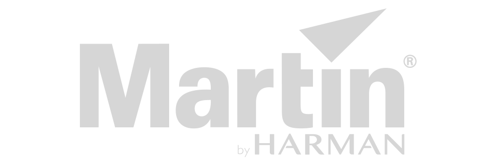 Martin by Harman Logo Partner professionelle Lichttechnik Lichtdesign Eventtechnik Klangfein